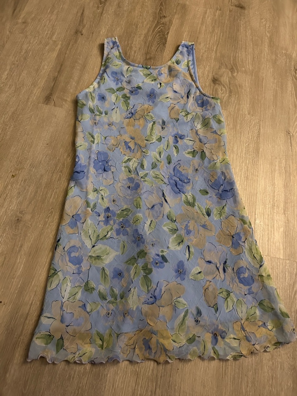 City Triangles Light Blue Sleeveless Top